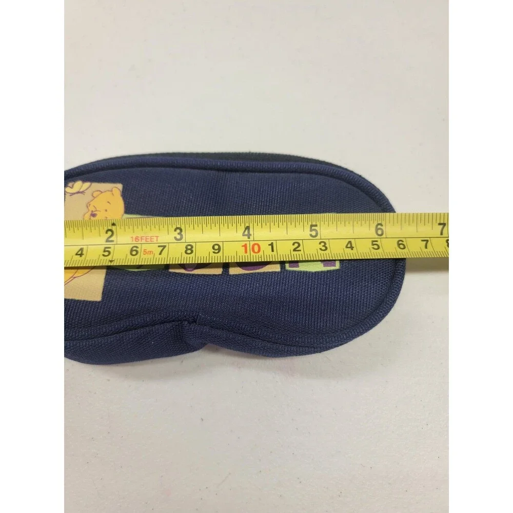 90s clip on - glasses case- Winnie the Pooh Disney- navy blue - preowned
